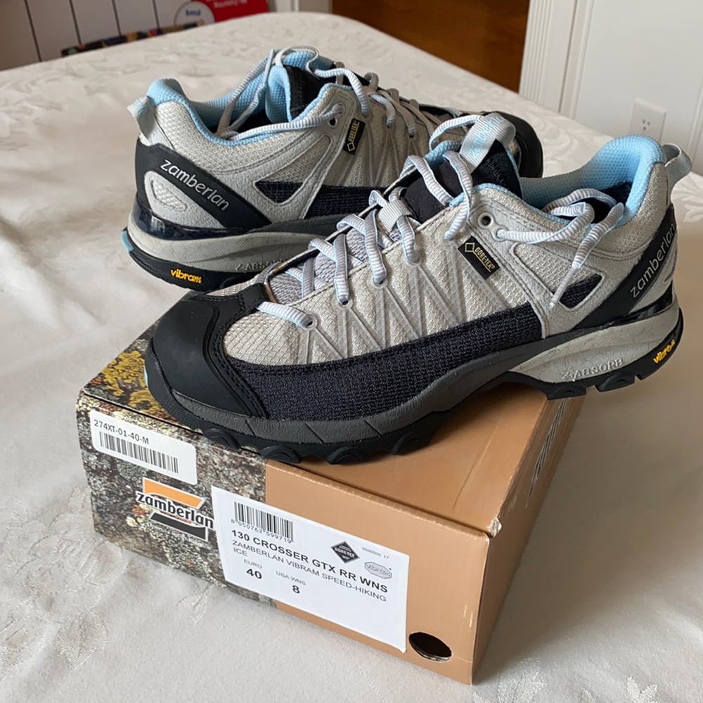 Zamberlan 130 Crossover hiking shoes.